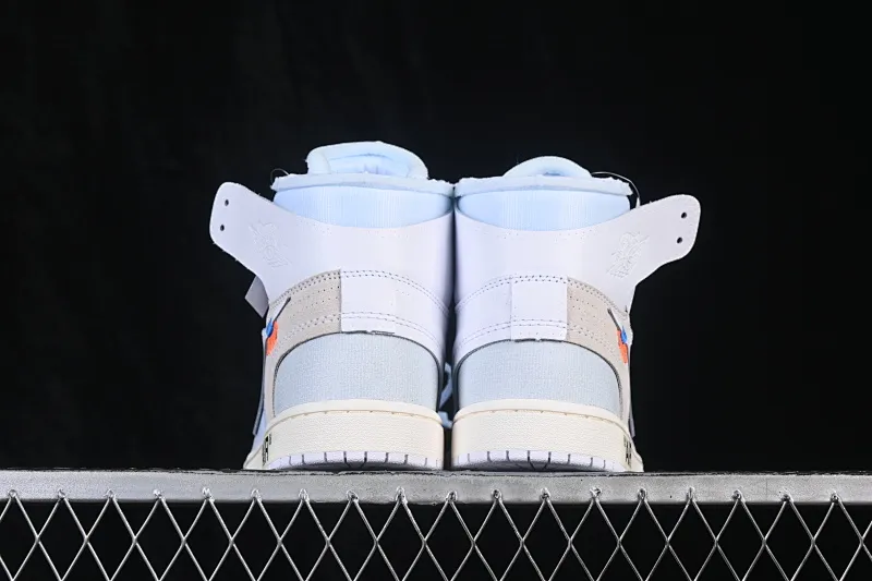 All categories Air Jordan Jordan series basketball shoes Air Jordan 1 High OG version Off White x Air Jordan OW AJ1 Joe 1 joint white high-top basketball shoes AA3834-100